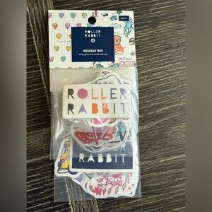 NWT Roller Rabbit Limited Edition Target Sticker set